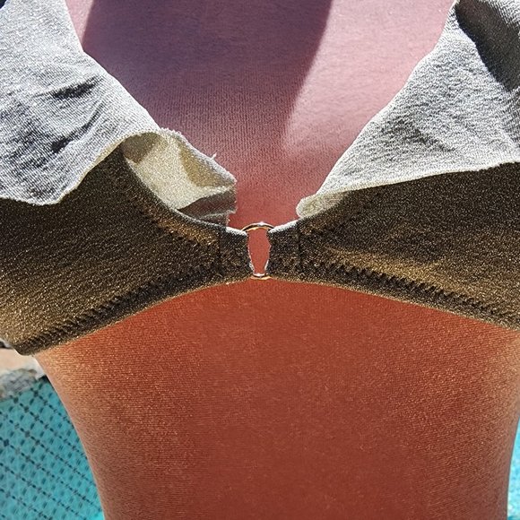 Metalic Racerback Bikini Top - Picture 4 of 4